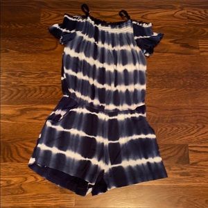 BCX Tye-dyed Romper w/pockets